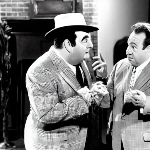 Image similar to Abbott and Costello meet Beetlejuice (Lester Green)