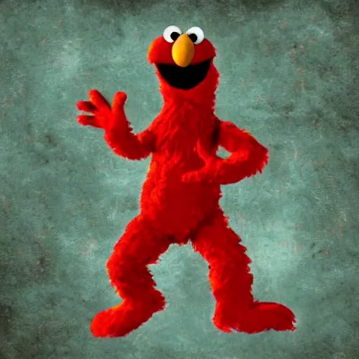 Prompt: elmo in skyrim