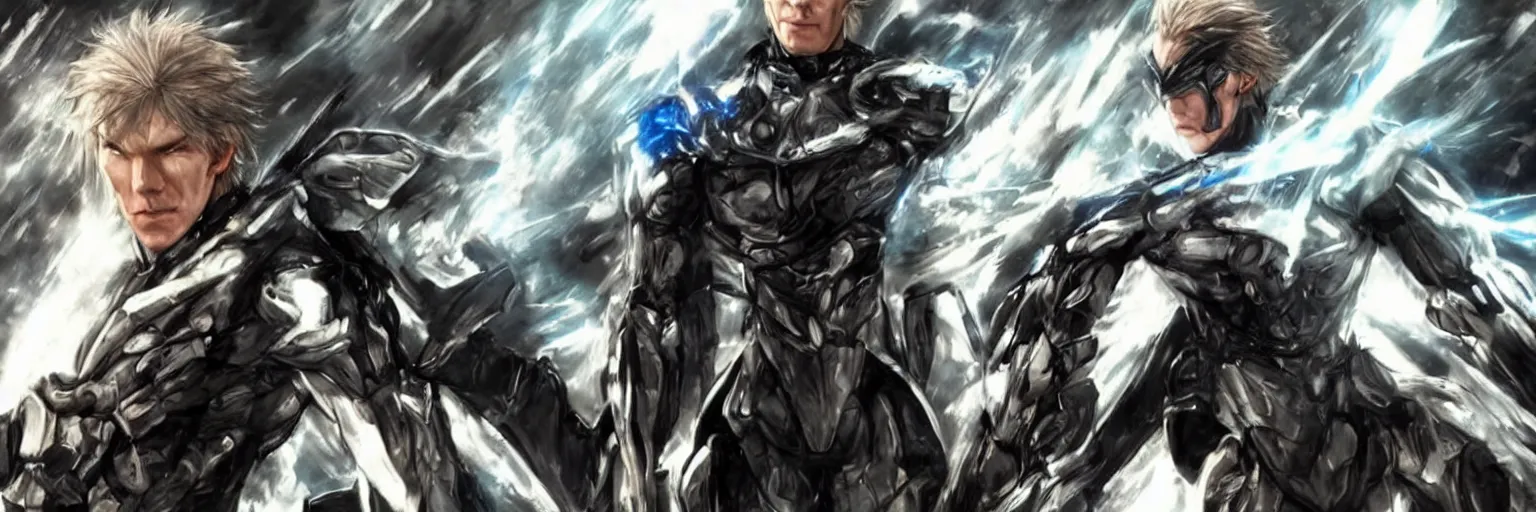 raiden from metal gear rising : revengeance,, Stable Diffusion