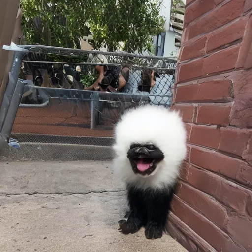 Prompt: LOS ANGELES, CA, USA-SEP 20, 2017: Just one of the most adorable cute fluffy creatures that emerged from the opening of the Hellmouth