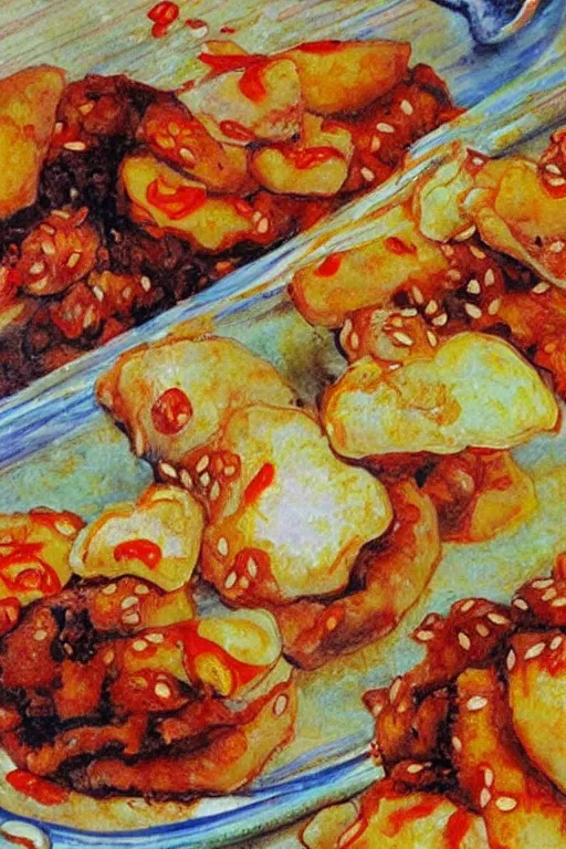 Image similar to korean spicy rice cakes by jerry pinkney