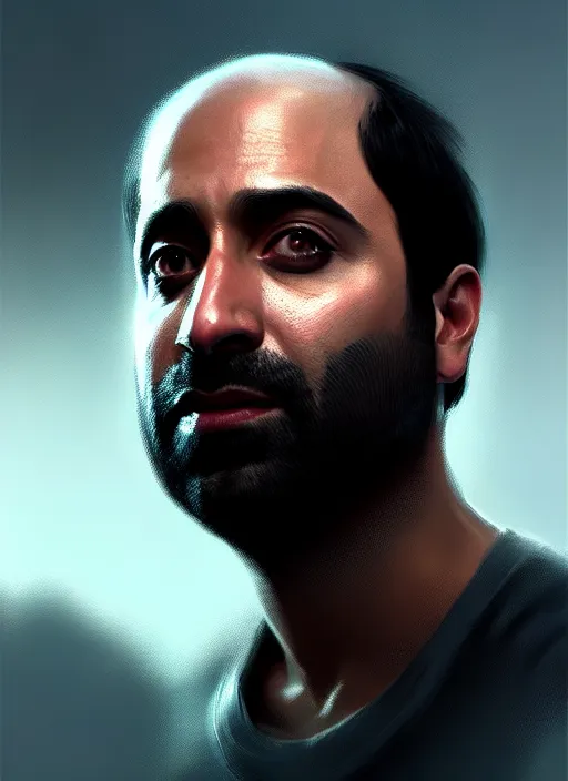 Image similar to portrait, Fahadh Faasil , dramatic lighting, cinematic, establishing shot, extremely high detail, foto realistic, cinematic lighting, post processed, concept art, artstation, style by eddie mendoza, raphael lacoste, alex ross