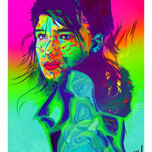 Prompt: colourful art by nahuel bardi, pinterest, behance,