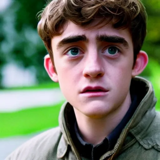 Prompt: Charlie Rowe as Peter Parker, 4K, highly detailed