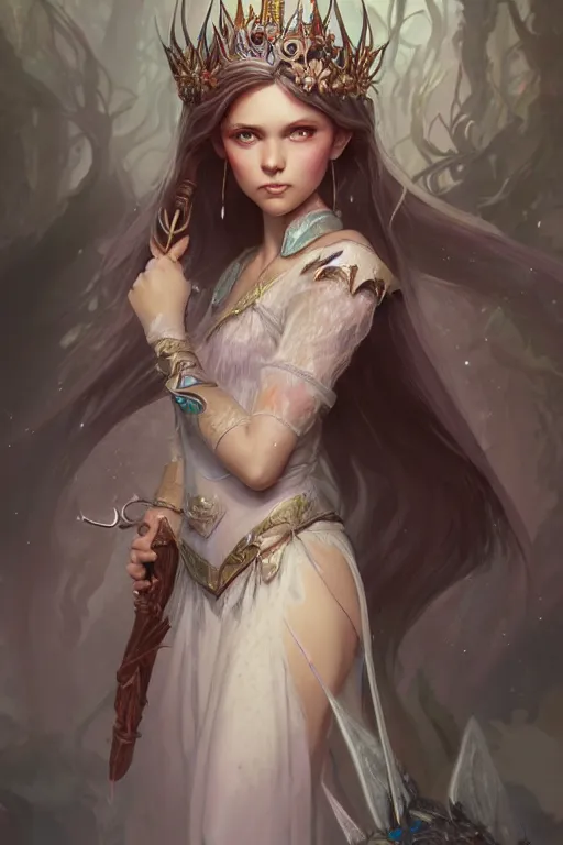 Image similar to fairy princess, highly detailed, d & d, fantasy, highly detailed, digital painting, trending on artstation, concept art, sharp focus, illustration, art by artgerm and greg rutkowski and fuji choko and viktoria gavrilenko and hoang lap