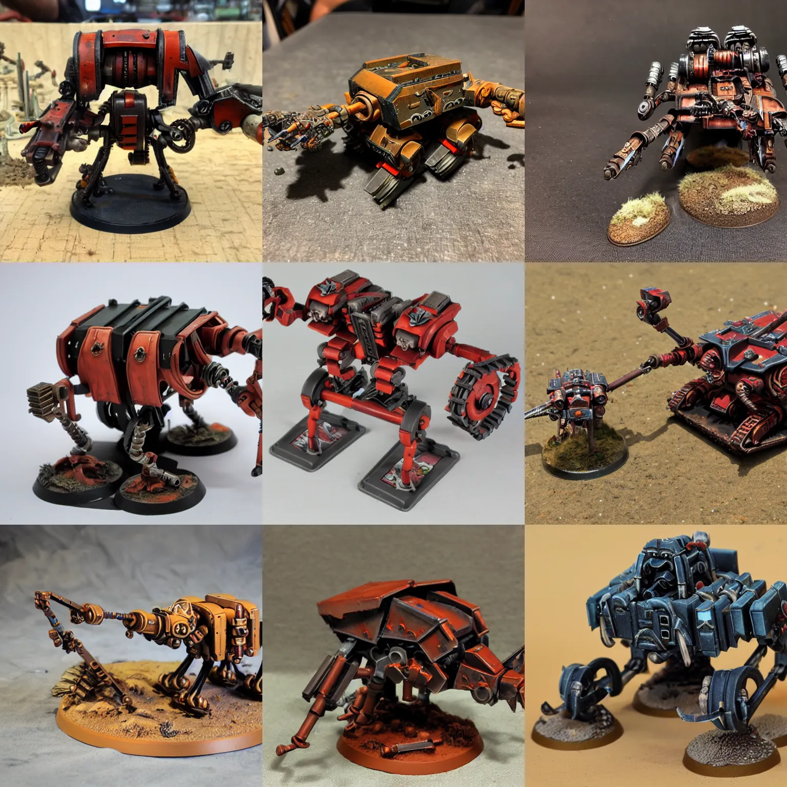 Prompt: Warhammer 40k Onager Dunecrawler