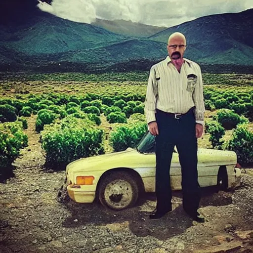 Image similar to “ walter white becomes south america ”