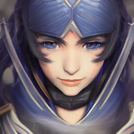 Image similar to Lucina from Fire Emblem, closeup, hyperdetailed, artstation, cgsociety, 8k