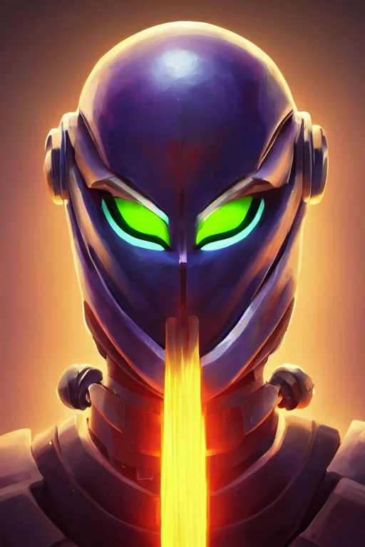 Image similar to epic mask helmet robot ninja portrait stylized as fornite style game design fanart by concept artist gervasio canda, behance hd by jesper ejsing, by rhads, makoto shinkai and lois van baarle, ilya kuvshinov, rossdraws global illumination radiating a glowing aura global illumination ray tracing hdr render in unreal engine 5