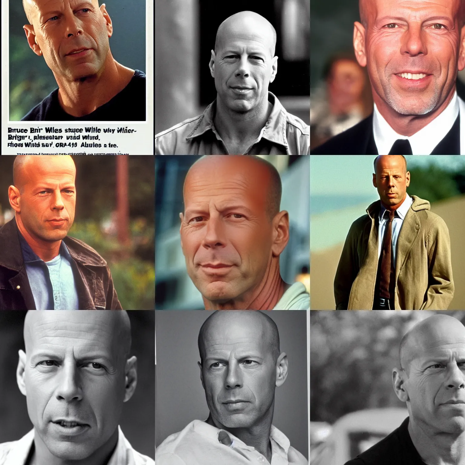 Prompt: Bruce Willis at age 30