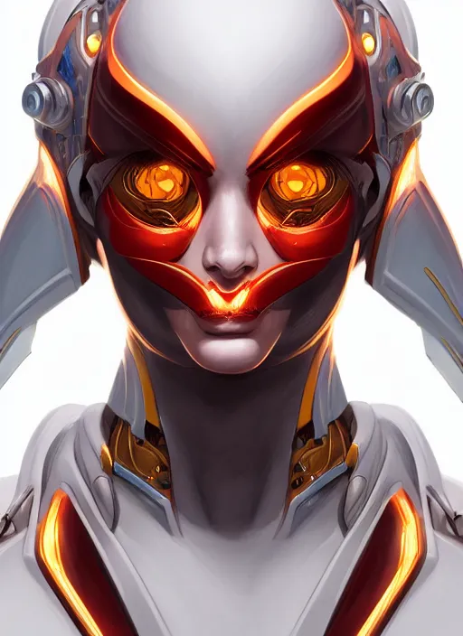 Prompt: portrait of a cyborg phoenix by Artgerm, biomechanical, hyper detailled, trending on artstation