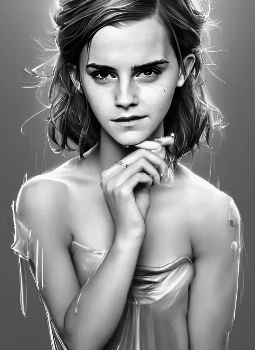 Prompt: a highly detailed illustration of emma watson washing hair, dramatic smiling pose, perfect face, intricate, elegant, highly detailed, centered, digital painting, artstation, concept art, smooth, sharp focus, league of legends concept art, wlop