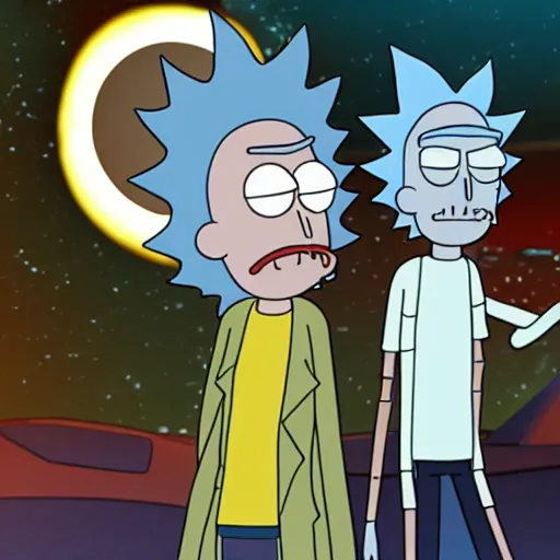 Stochastic Machine on X: Void Dimension Rick and Morty