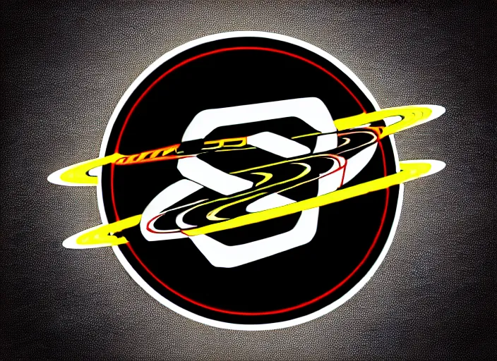 Image similar to vector saturn with wheels logo