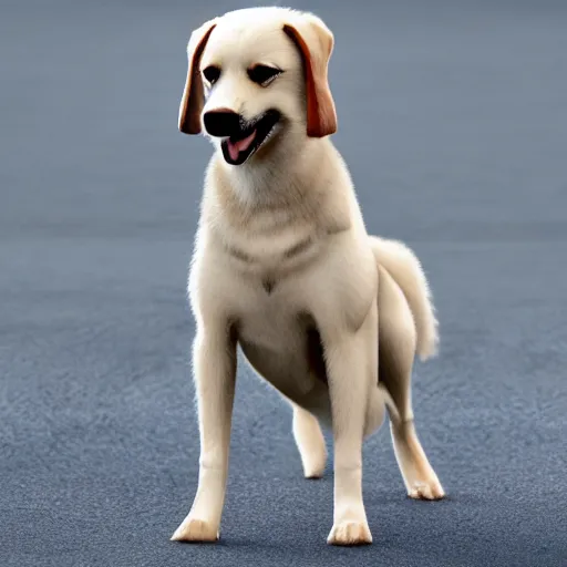 Image similar to a beatiful and elegant android dog with a beautiful, intriicate, detailed, elegant, ornate exoskeleton