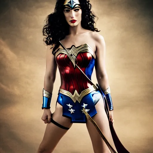 Image similar to wonderwoman by peter kemp