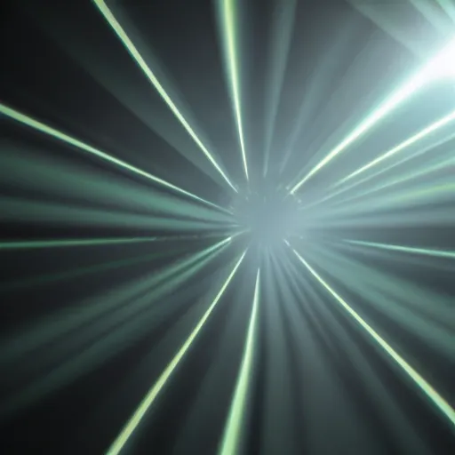 Image similar to a soft, detailed lens flare, many soft rays of light, rings, vfx on black background