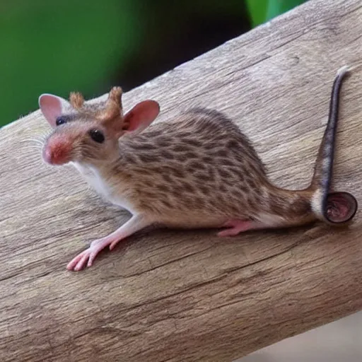 Image similar to photo of a giraffe mouse rat hybrid