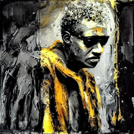 Image similar to sandman, morpheus, paint by Guy Denning