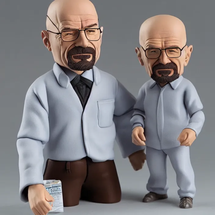 Image similar to walter white, a goodsmile figure of walter white, figurine, detailed product photo