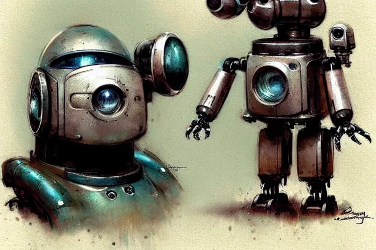 Image similar to ( ( ( ( ( 1 9 5 0 s retro future robot android guard dog. muted colors. ) ) ) ) ) by jean - baptiste monge!!!!!!!!!!!!!!!!!!!!!!!!!!!!!!