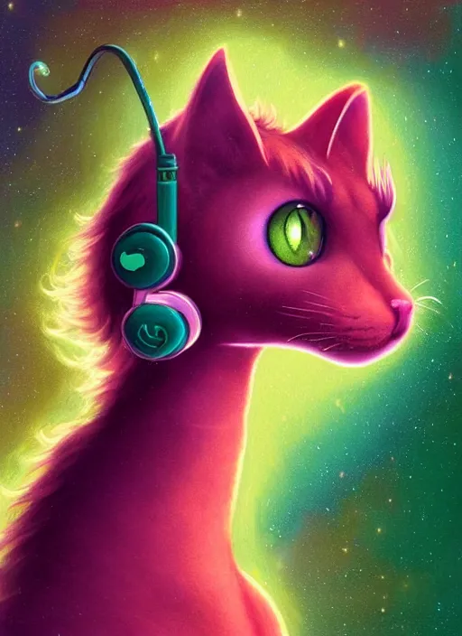 Prompt: cat seahorse fursona wearing headphones, autistic bisexual graphic designer, long haired attractive androgynous humanoid, coherent detailed character design, weirdcore voidpunk digital art by delphin enjolras, leonetto cappiello, simon stalenhag, louis wain, william joyce, furaffinity, cgsociety, trending on deviantart