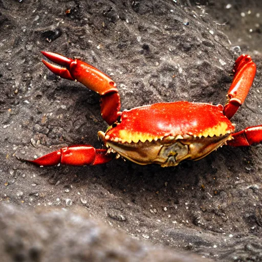 Prompt: crab monster, photography