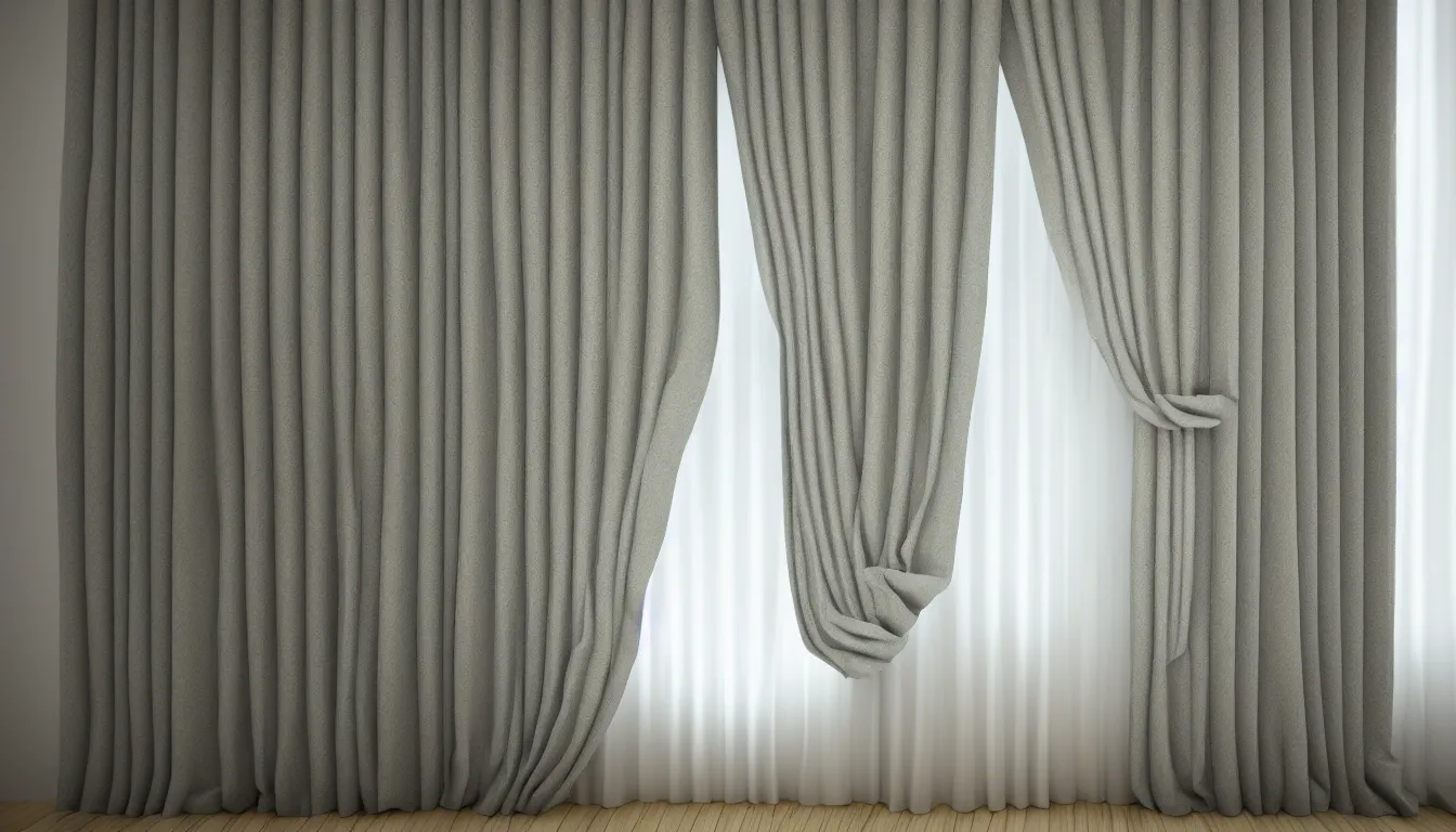 Image similar to night curtains, house interior, design very detailed, high resolution, 8 k