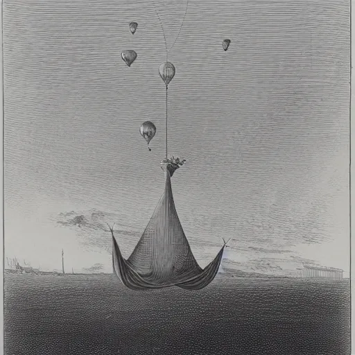 Image similar to ballon - poisson, a navigable balloon designed by aeronaut ferdinand lagleize