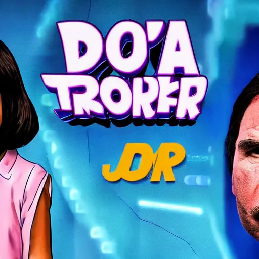 Prompt: Dora the explorer live action thriller cyber punk John Travolta directed by Michael Moore