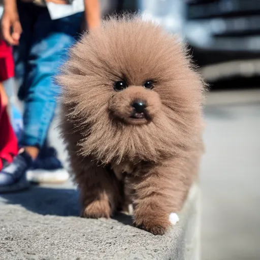 Prompt: LOS ANGELES, CA, USA-SEP 20, 2017: Just one of the most cute fluffy creatures that emerged from the opening of the Hellmouth