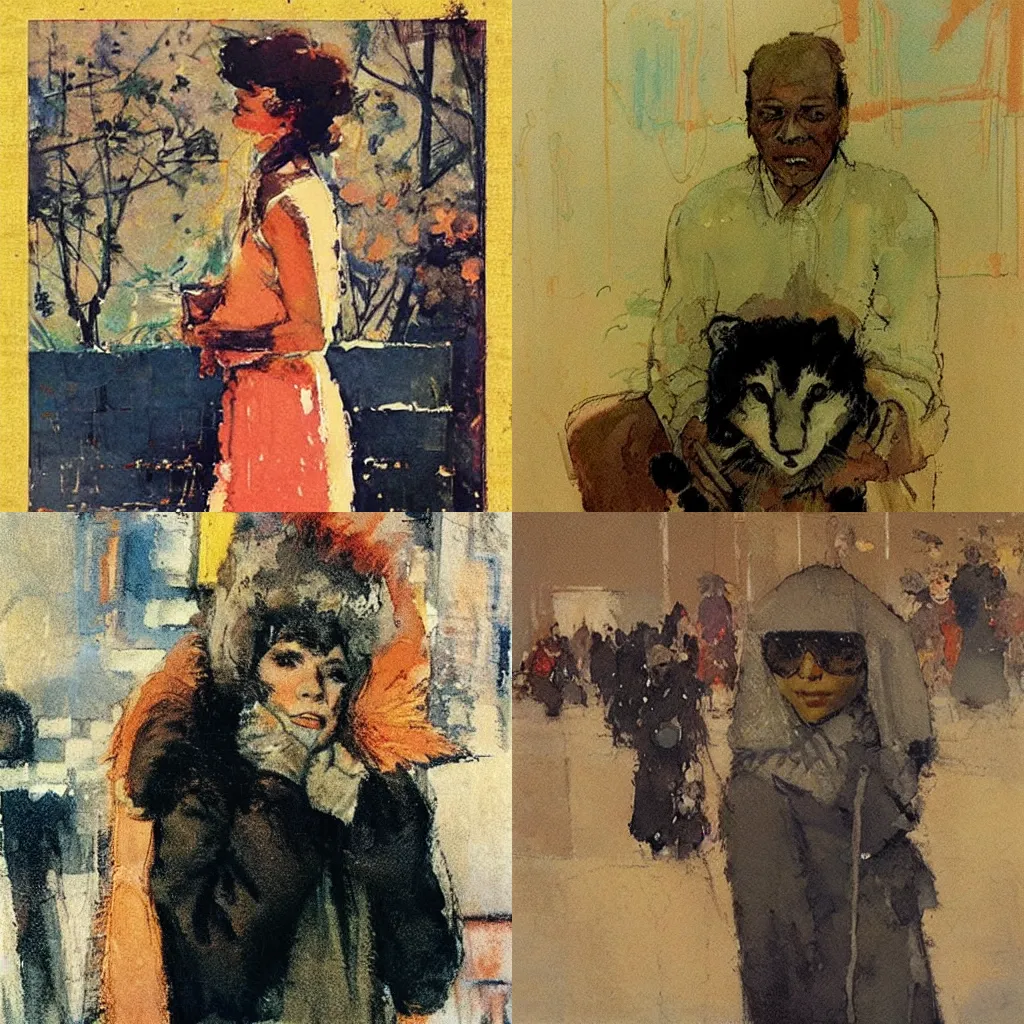 Image similar to “by Bernie Fuchs”