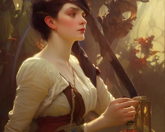 Image similar to photography of firmin baes, deep focus, d & d, fantasy, intricate, elegant, highly detailed, digital painting, artstation, concept art, matte, sharp focus, illustration, hearthstone, art by artgerm and greg rutkowski and alphonse mucha