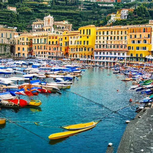 Prompt: a peaceful hd photo of sorrento, italy