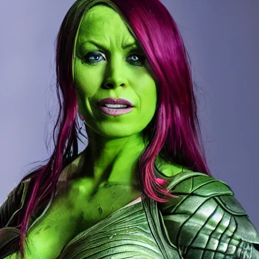 Image similar to Wendy James as Gamora