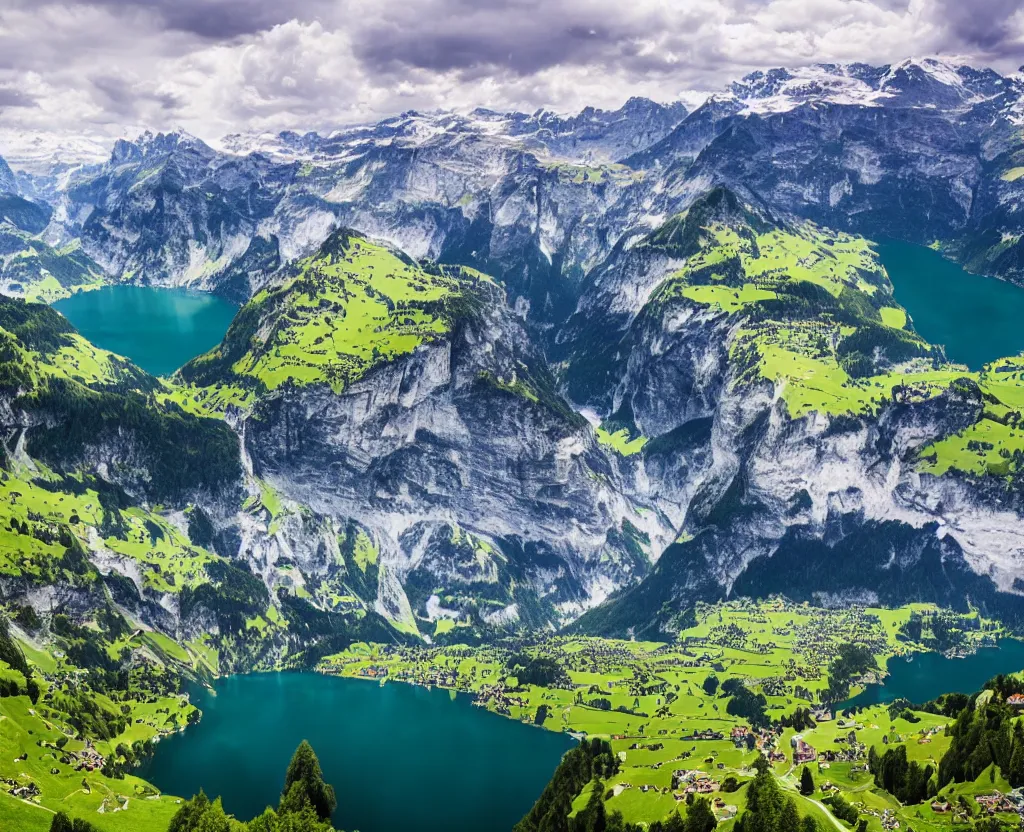 Image similar to Amazing Switzerland Landscape that are out of this world 8k