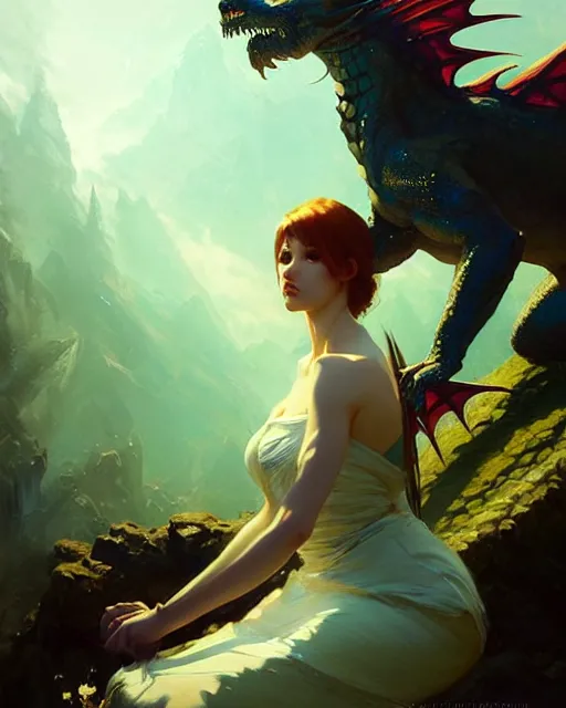 Prompt: a potrait of a fantasy dragon, fine details. night setting. realistic shaded lighting poster by ilya kuvshinov katsuhiro, artgerm, jeremy lipkin and michael garmash, unreal engine, radiant light, detailed and intricate environment