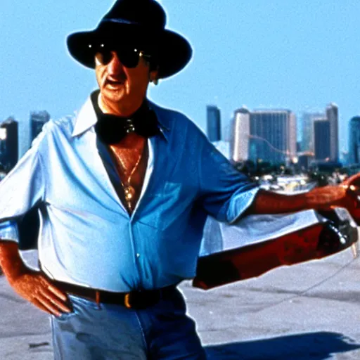 Image similar to bill murray in fear and loathing in las vegas, movie still, promotional shot