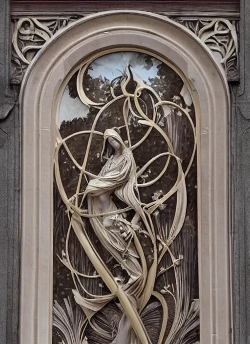 Image similar to art nouveau onment symbolique decoration