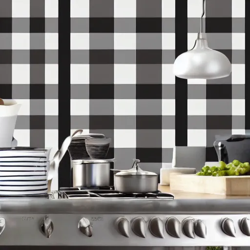 Image similar to modern kitchen wallpaper design. expensive