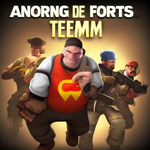 Prompt: among us, team fortress 2 achievement