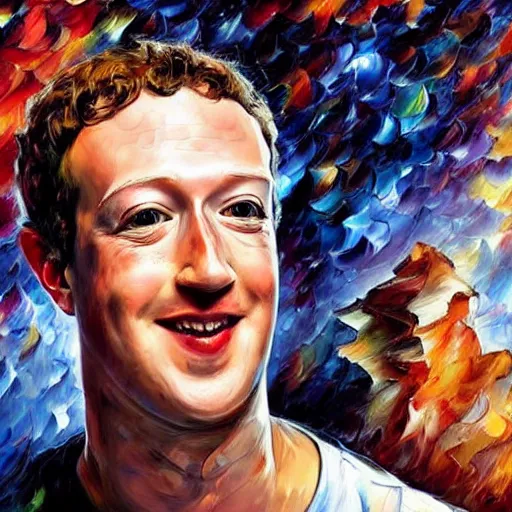 Image similar to mark zuckerberg pulling a silly face by arthur adams, charlie bowater, leonid afremov, chiho ashima, karol bak, david bates, tom chambers