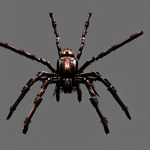 Image similar to mech spider robot, ultra realistic, rendered in unreal engine 5