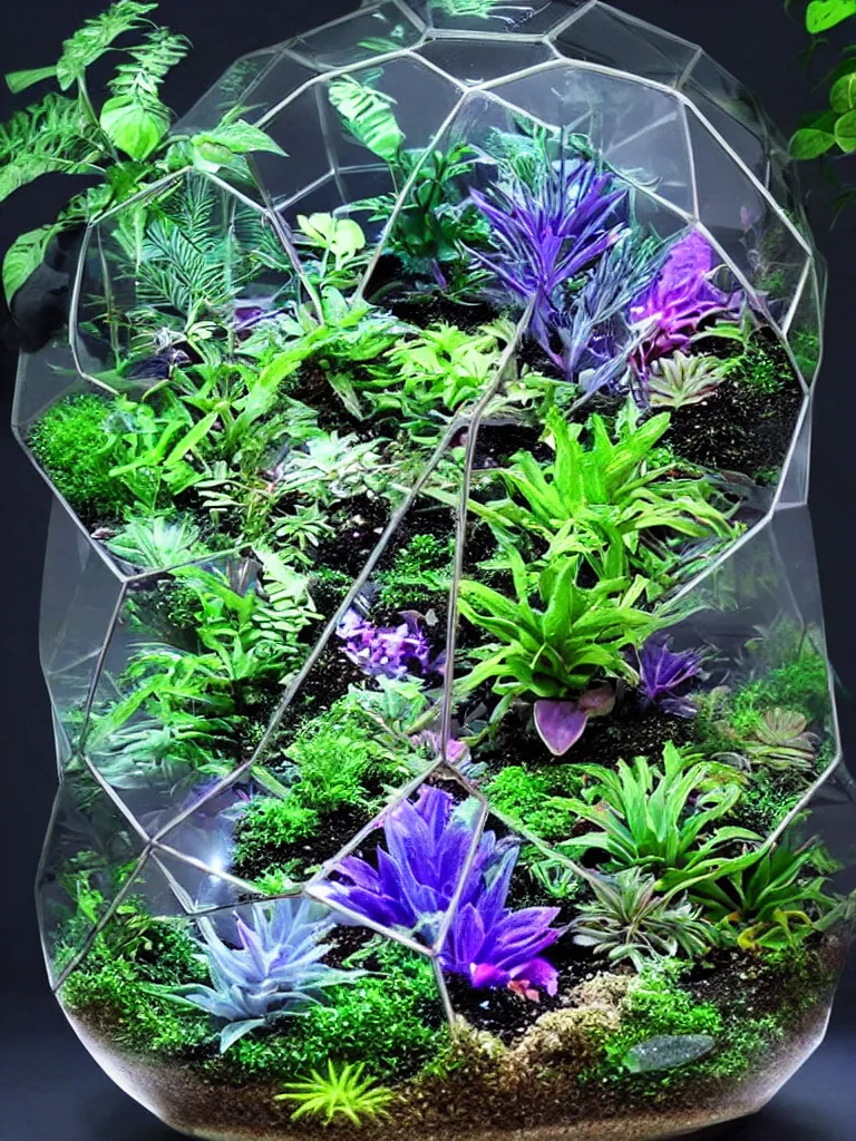 Colony X: Terrarium Moss Botanical Sculpture - Terrarium Creations