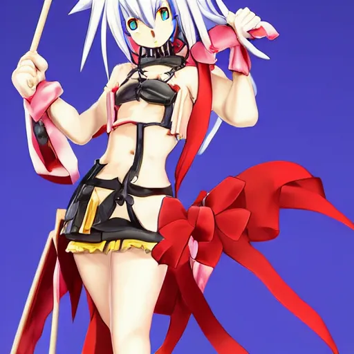Image similar to guilty gear strive bridget says trans rights
