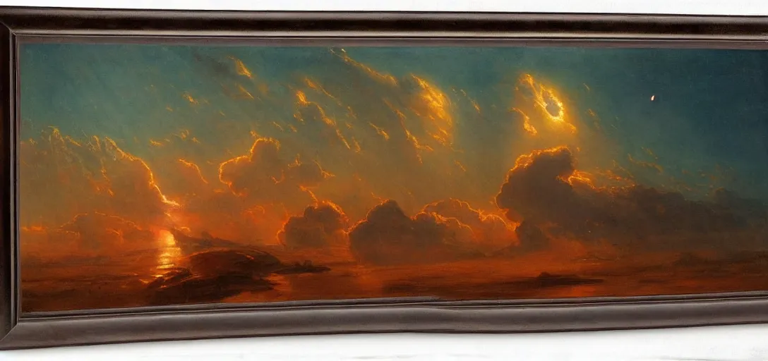 Image similar to Space Fleet by Frederic Edwin Church