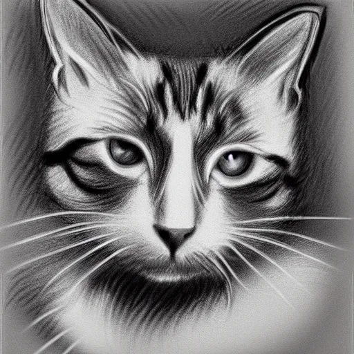 Prompt: sketch of a cat