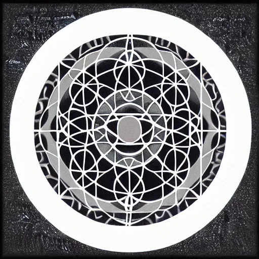 Image similar to a square circle, sacred geometry