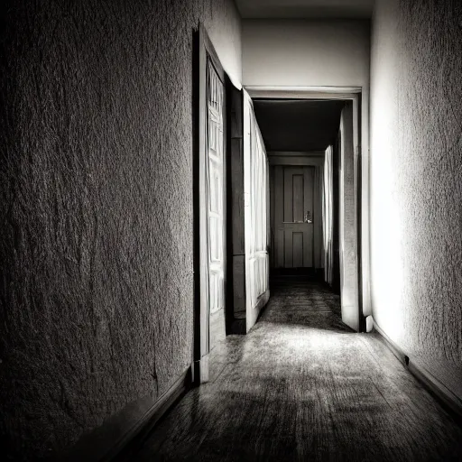 Prompt: a creepy , unsettling picture of the backrooms , 4k , dark