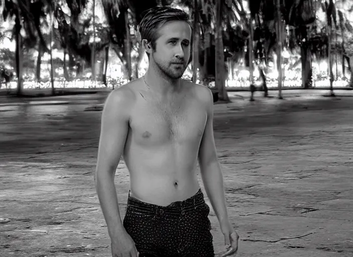 Image similar to ryan gosling in luneta park, philippines, real life photograph, award winning photograph, 4 k